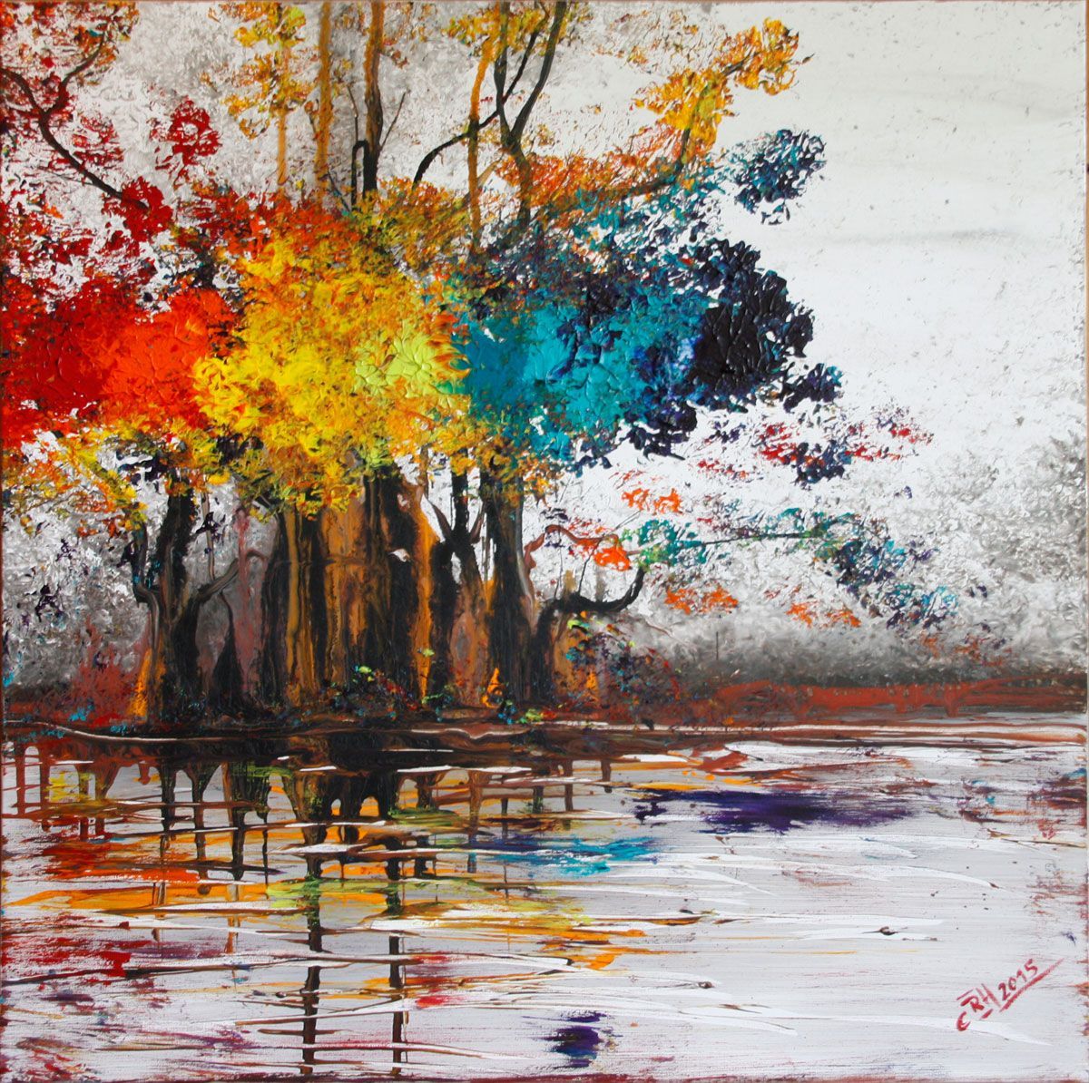 Gemälde 'Am Rande Midgards' Gemälde 'Am Rande Midgards'