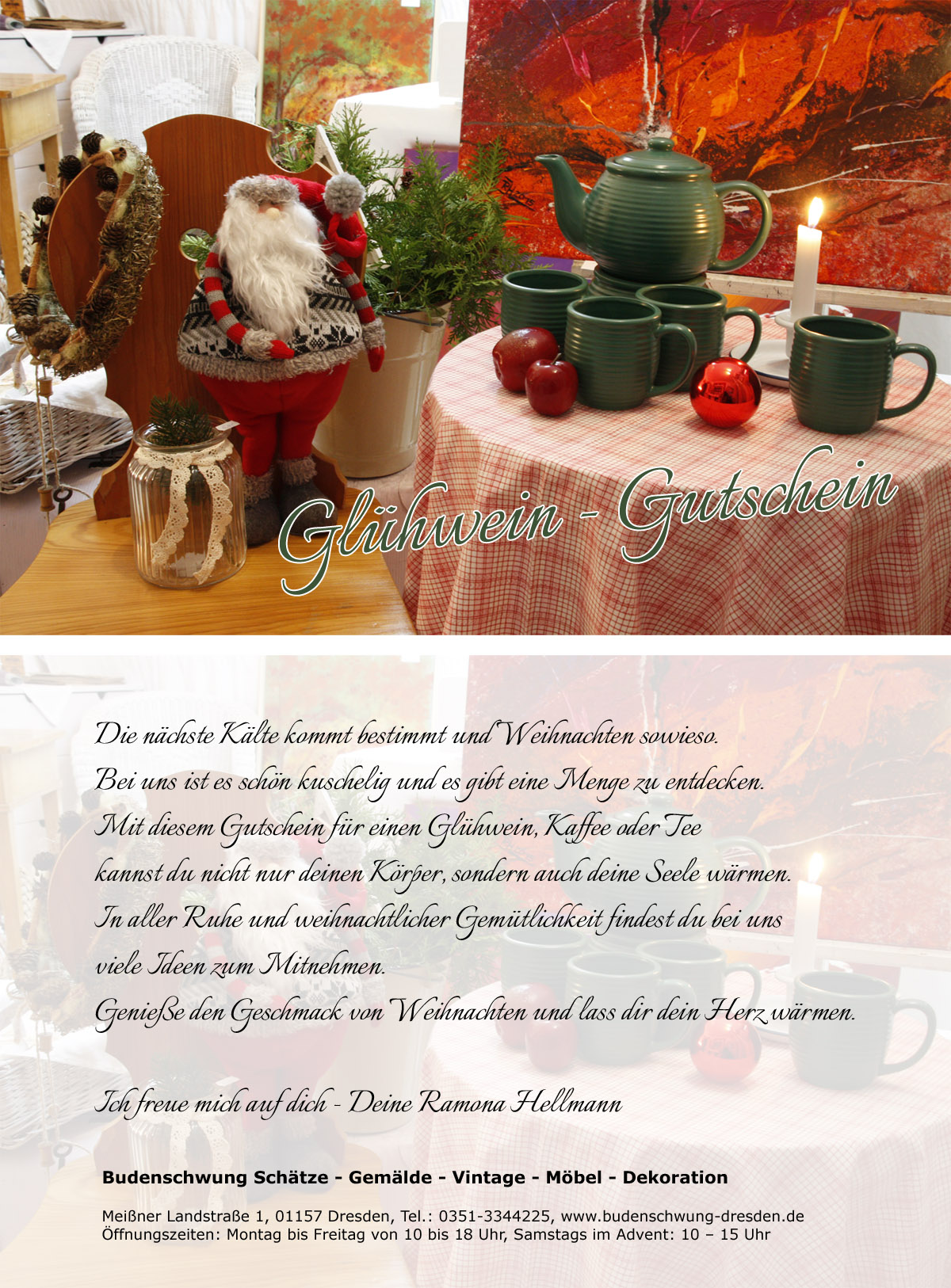 Glühwein-Gutschein Glühwein-Gutschein