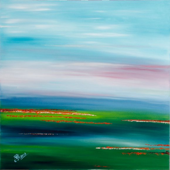 Weite, Öl auf Leinwand